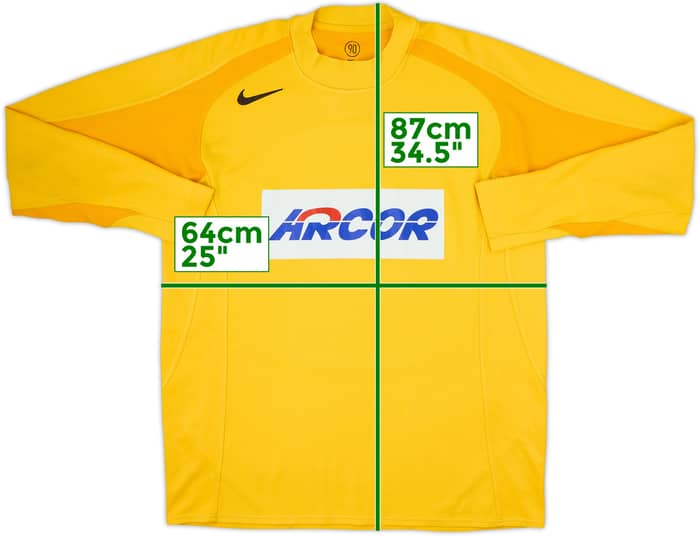 Camiseta de portero versión jugador del Hertha Berlin 2004-05 - 7/10 - (XXL)