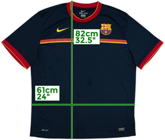 2011-12 Barcelona Nike Training Shirt - 8/10 - (XXL)