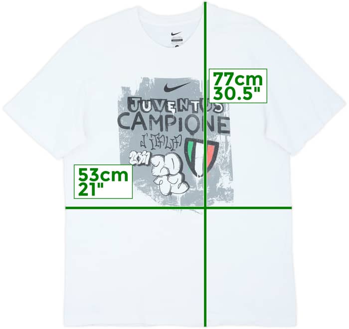2011-12 Juventus Nike Graphic Tee - 8/10 - (L)