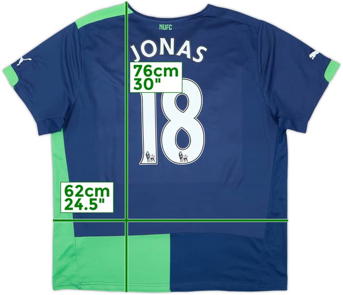 2014-15 Newcastle Third Shirt Jonas #18 - 7/10 - (XL)