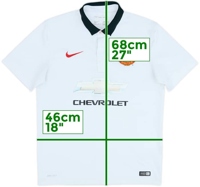 2014-15 Manchester United Away Shirt - 4/10 - (M)