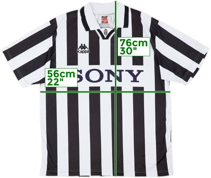 1995-97 Juventus Basic Home Shirt - 5/10 - (L)