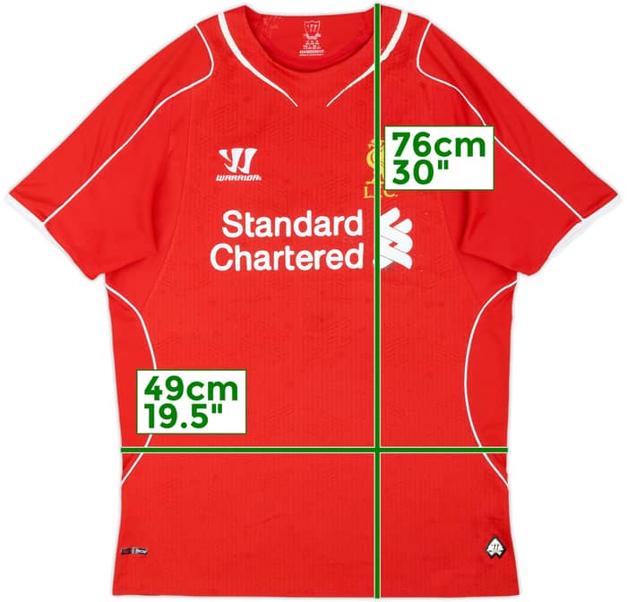 2014-15 Liverpool Home Shirt - 5/10 - (M)