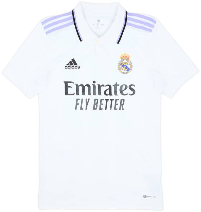 2022-23 Real Madrid Home Shirt Tchouameni #18 - 8/10 - (XS)