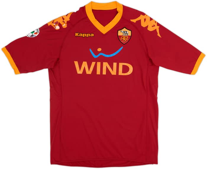 2009-10 Roma Home Shirt Totti #10 - 6/10 - (L)