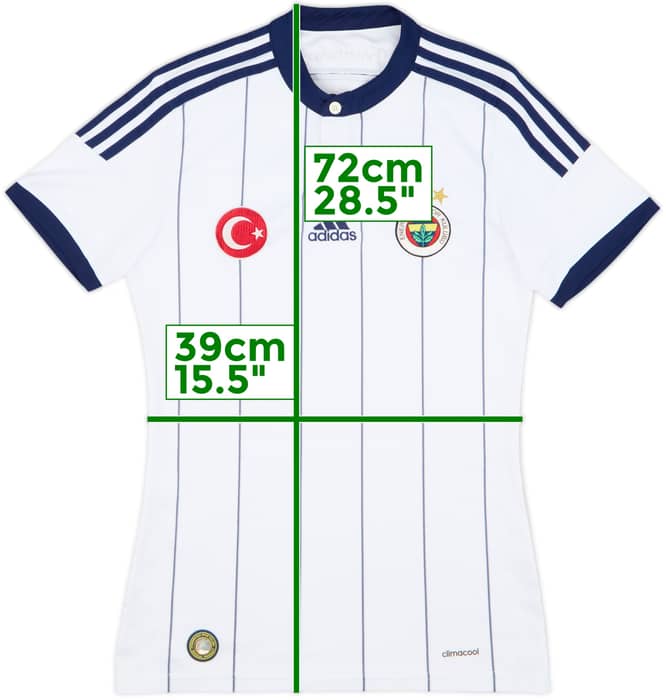 Camiseta de visitante del Fenerbahce 2014-15 - 7/10 - (S)