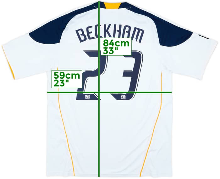 2010-11 LA Galaxy Maillot domicile Beckham #23 - 7/10 - (XL)