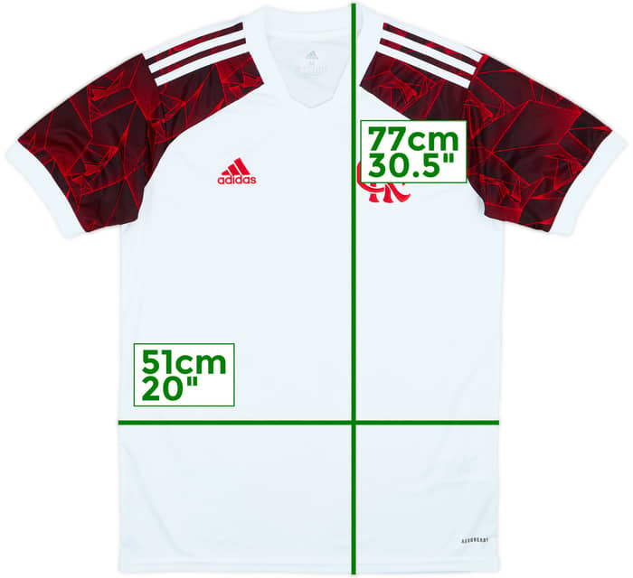 Camiseta de visitante del Flamengo 2021 #21 - 10/10 - (M)