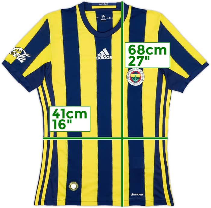 2016-17 Fenerbahce Home Shirt - 6/10 - (Women's XS)