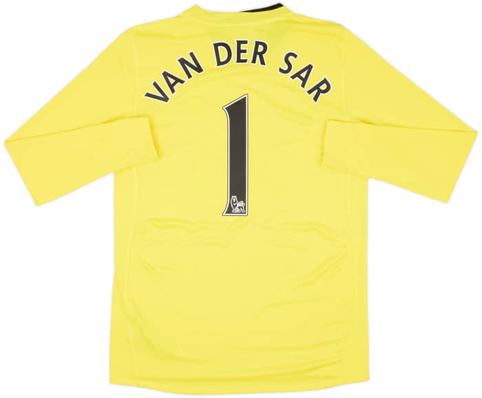 2008-09 Manchester United GK Shirt Van Der Sar #1 - 9/10 - (XL.Boys)