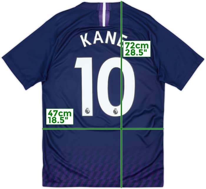 2019-20 Tottenham Away Shirt Kane #10 - 8/10 - (S)