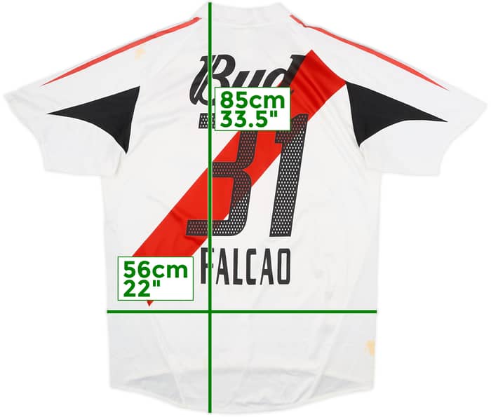 2004-05 River Plate Home Shirt Falcao #31 - 6/10 - (L/XL)