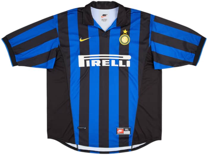 1998-99 Inter Milan Home Shirt Ronaldo #9 - 9/10 - (XL)