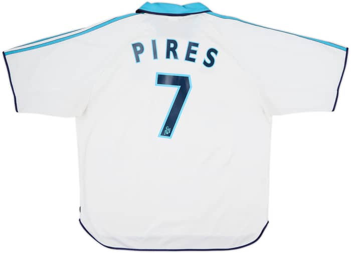 1999-00 Olympique Marseille Home Shirt Pires #7 - 6/10 - (XL)