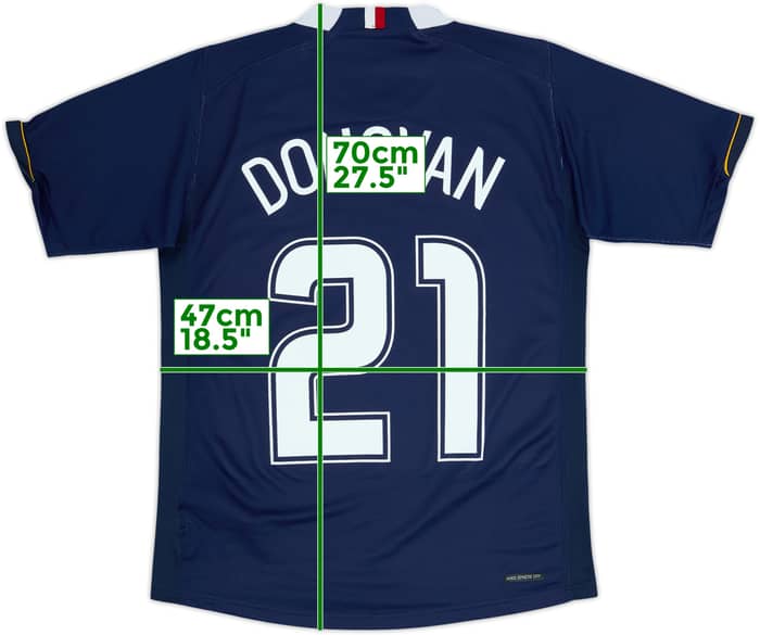 Camiseta de visitante del USA 2006-07 Donovan #21 - 8/10 - (S)
