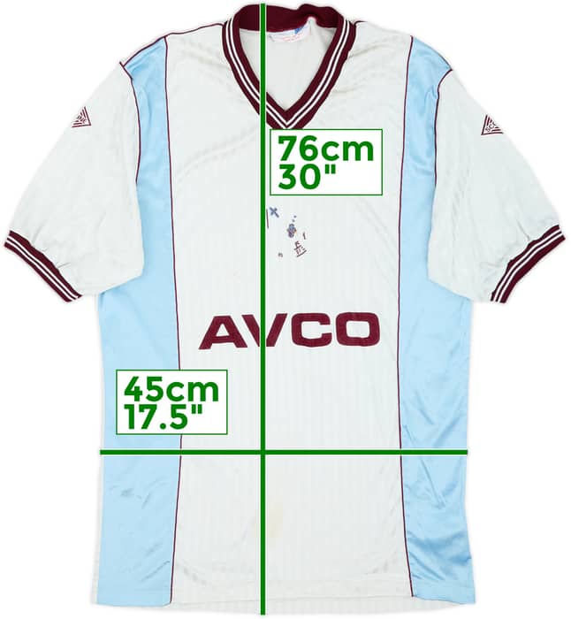 1987-89 West Ham Away Shirt - 3/10 - (M)