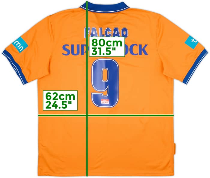2009-10 Porto Away Shirt Falcao #9 - 6/10 - (XL)
