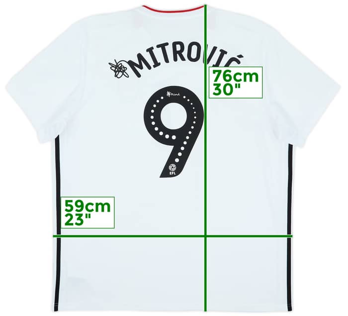 2019-20 Fulham Home Shirt Mitrovic #9 - 8/10 - (XL)