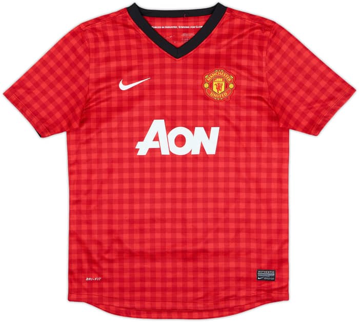 2012-13 Manchester United Home Shirt Rooney #10 - 8/10 - (13-14 Years)