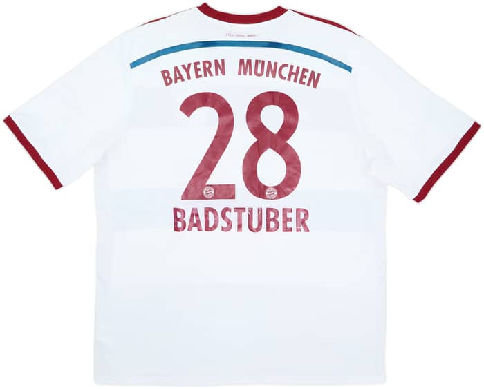 2014-15 Bayern Munich Away Shirt Badstuber #28 - 4/10 - (XXL)