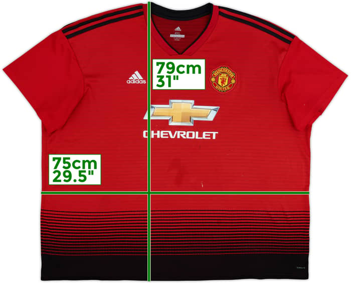 2018-19 Manchester United Home Shirt - 7/10 - (4XL)