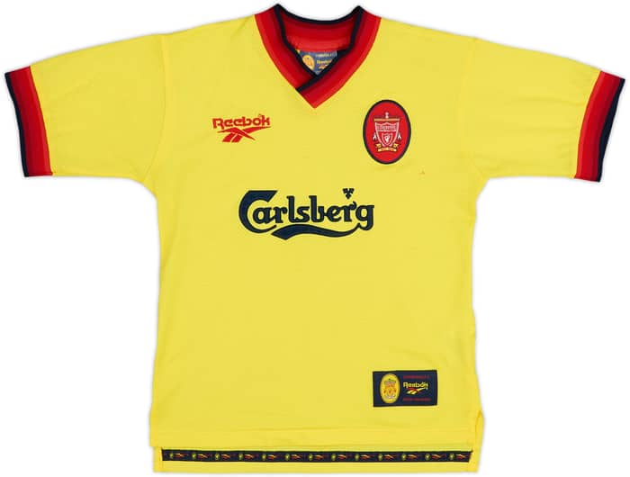 1997-99 Liverpool Camiseta de Visitante - 9/10 - (M.Boys)