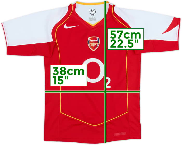 2004-05 Arsenal Home Shirt - 7/10 - (L.Boys)