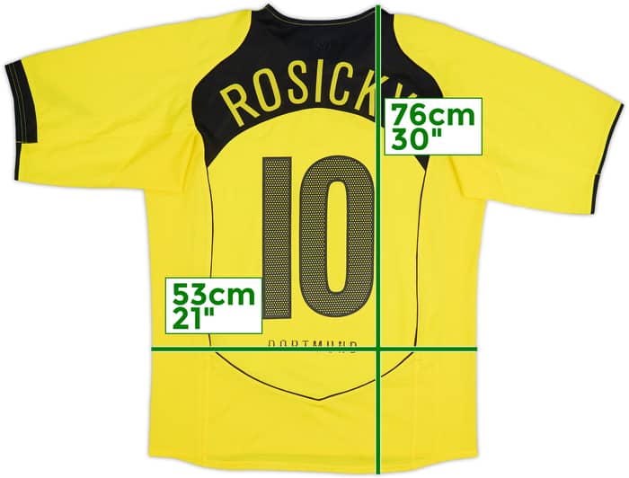 2004-05 Borussia Dortmund Home Shirt Rosicky #10 - 10/10 - (M)