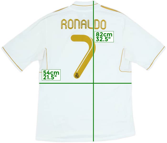 2011-12 Real Madrid Home Shirt Ronaldo #7 - 5/10 - (L)