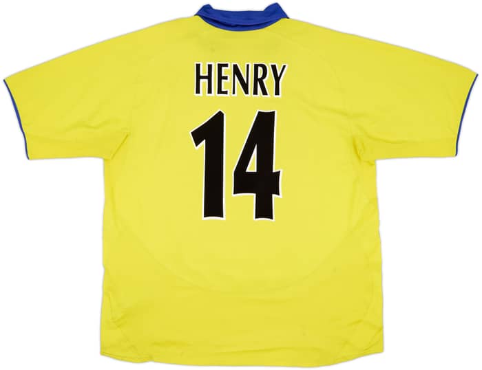 2003-05 Arsenal Away Shirt Henry #14 - 4/10 - (XL)