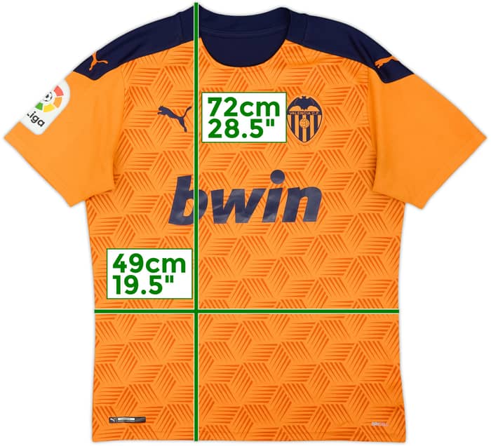 2020-21 Valencia Away Shirt - 6/10 - (M)