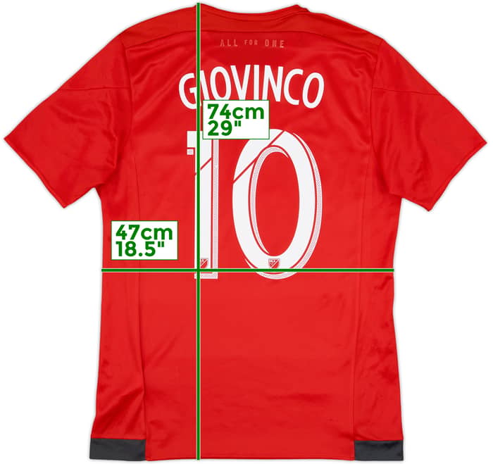 2015-16 Toronto Authentic Home Shirt Giovinco #10 - 5/10 - (L)