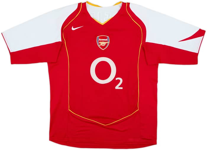 2004-05 Arsenal Home Shirt Vieira #4 - 8/10 - (L)