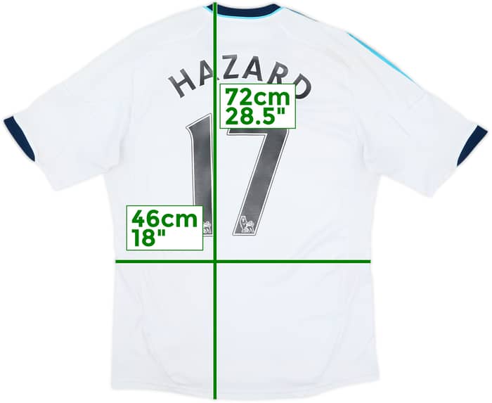 2012-13 Chelsea Away Shirt Hazard #17 - 5/10 - (M)
