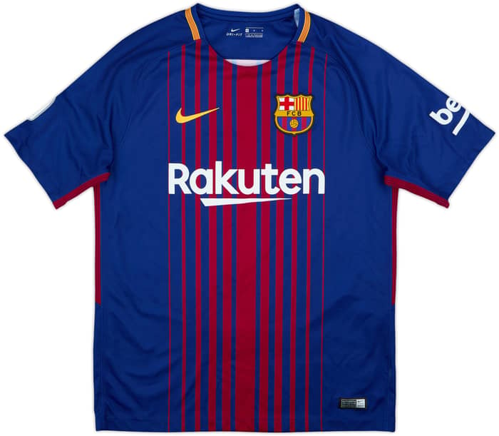 2017-18 Barcelona Home Shirt - 5/10 - (M)