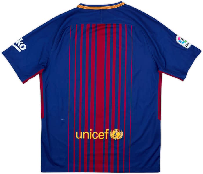 2017-18 Barcelona Home Shirt - 5/10 - (M)