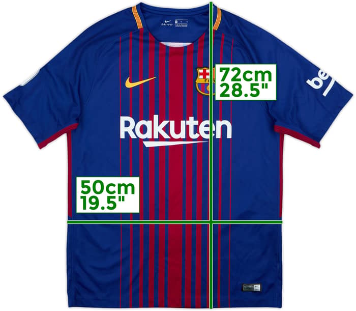 2017-18 Barcelona Home Shirt - 5/10 - (M)