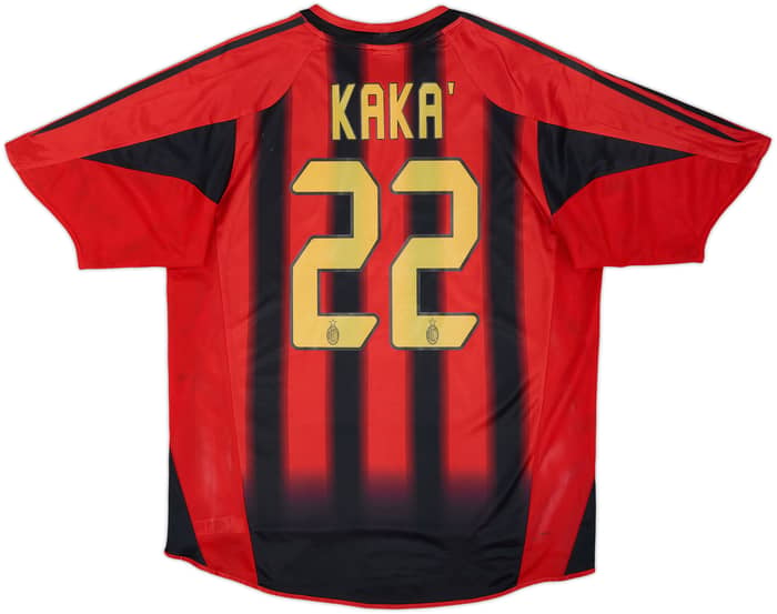 2004-05 AC Milan Home Shirt Kaka #22 - 5/10 - (L)