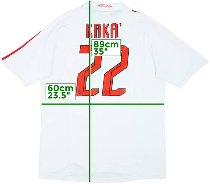 2007-08 AC Milan Away Shirt Kaka #22 - 6/10 - (XL)