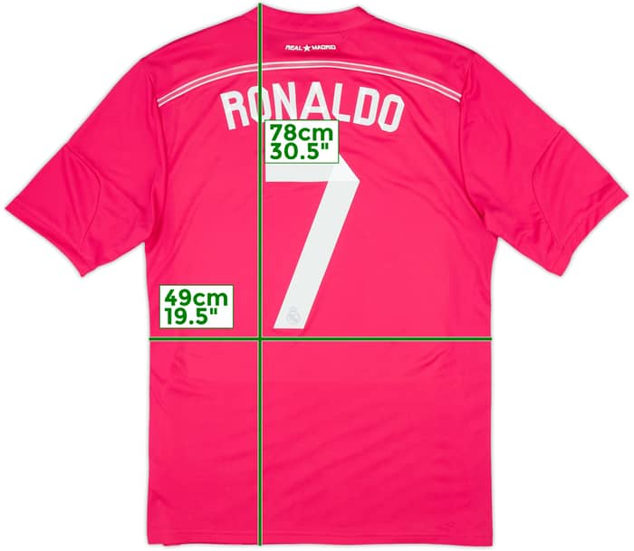 2014-15 Real Madrid Away Shirt Ronaldo #7 (L)