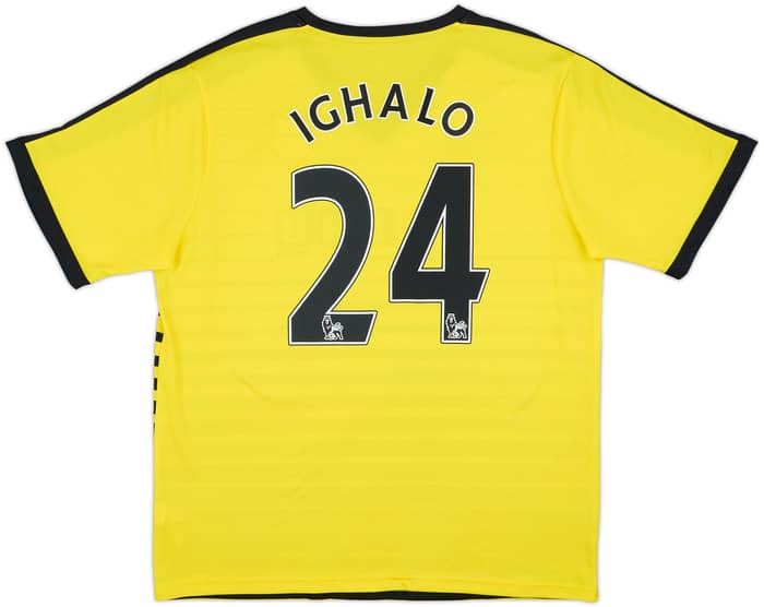 2015-16 Watford Home Shirt Ighalo #24 - 4/10 - (XL)