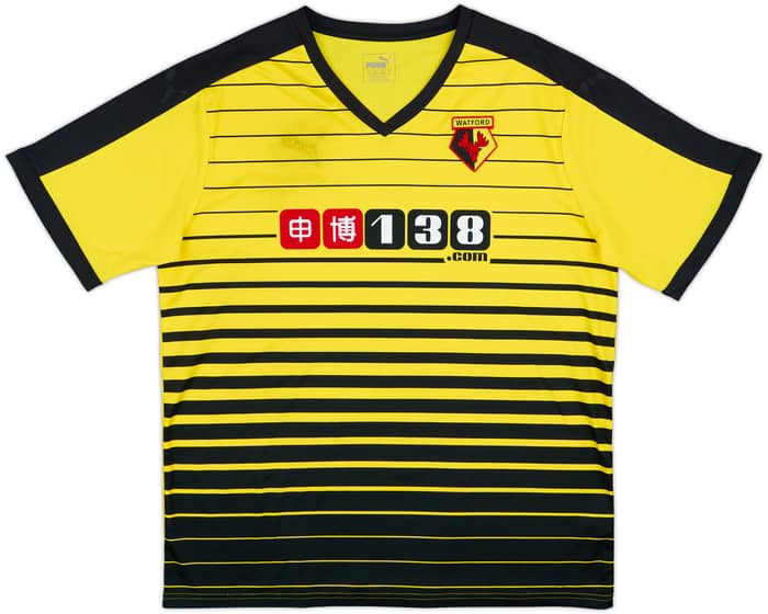 2015-16 Watford Home Shirt Ighalo #24 - 4/10 - (XL)