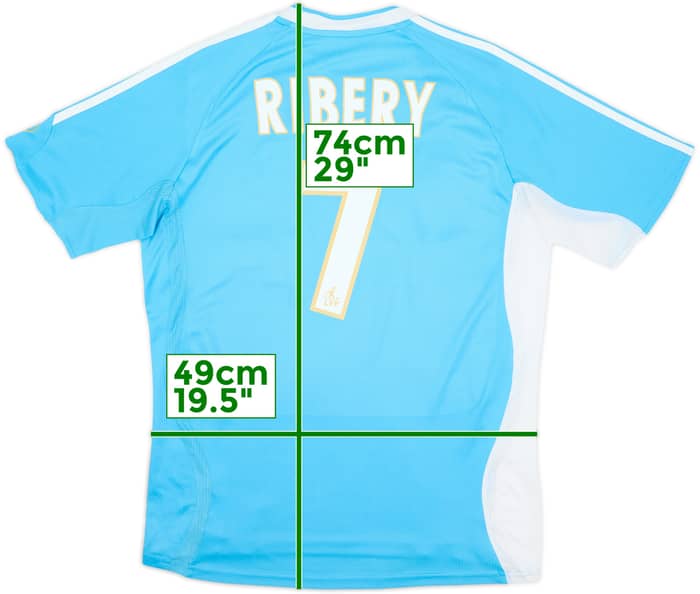 2006-07 Olympique Marseille Away Shirt Ribery #7 - 7/10 - (L)