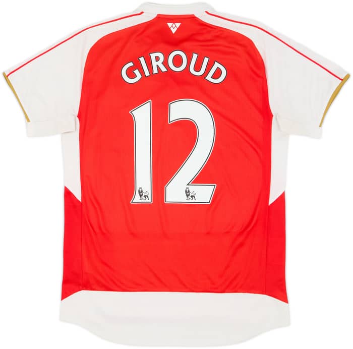 Camiseta de local del Arsenal 2015-16 Giroud #12 - 6/10 - (M)
