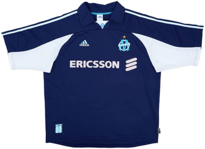 1999-00 Olympique Marseille Away Shirt Pires #7 - 8/10 - (XL)