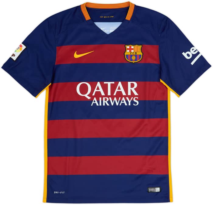 2015-16 Barcelona Home Shirt Messi #10 - 6/10 - (S)