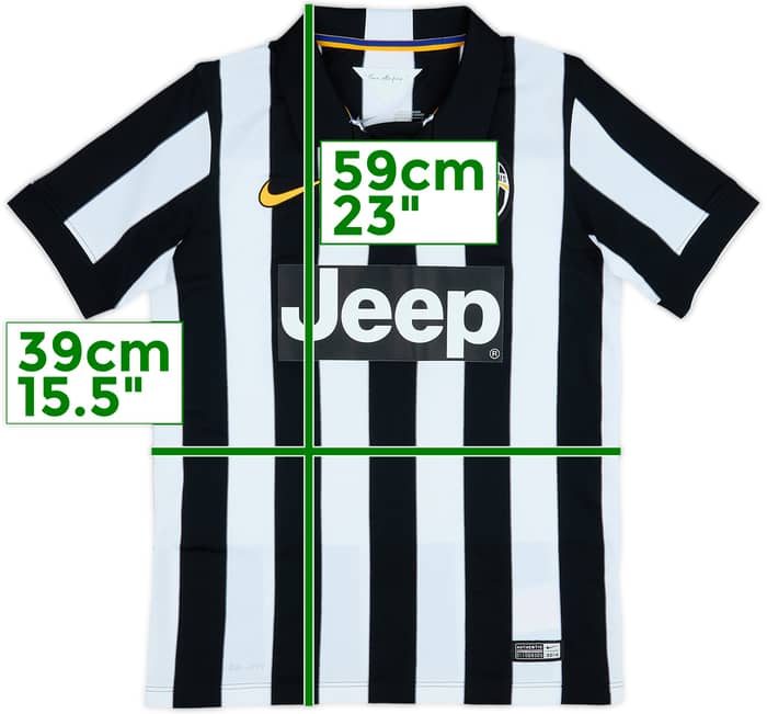2014-15 Juventus Home Shirt - 9/10 - (M.Boys)