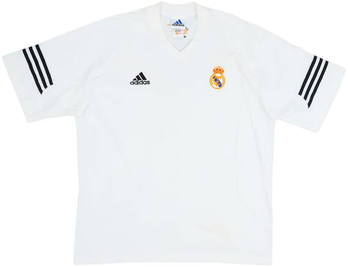 2002-03 Real Madrid adidas Cotton Tee - 6/10 - (L/XL)