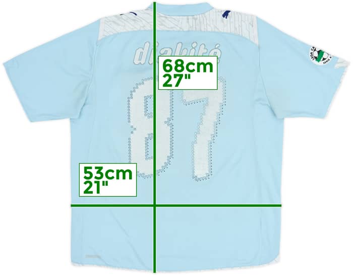 Camiseta de local del Lazio 2009-10 Diakite #87 - 5/10 - (XL)