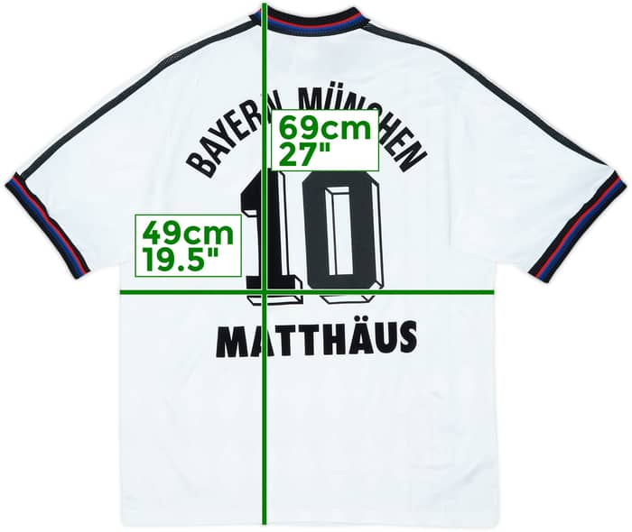Camiseta de visitante del Bayern Munich 1996-98 Klinsmann #18 - 6/10 - (XL.Juvenil)
